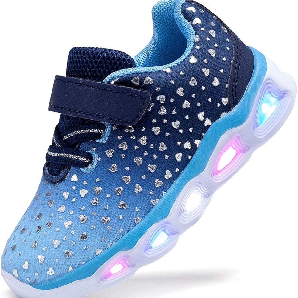 Toddler Girls Led Shoes Kids Light Up Sneakers